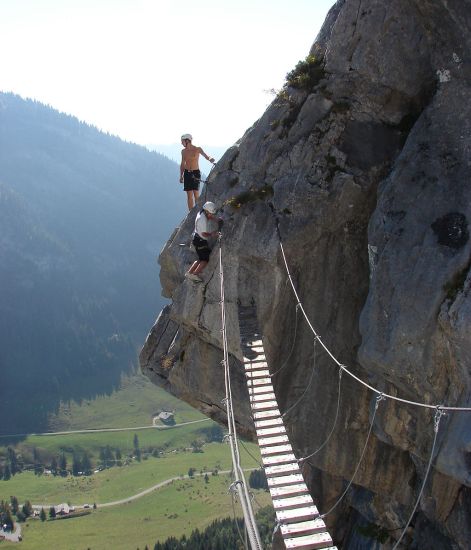 Via ferrata sulle Alpi francesi