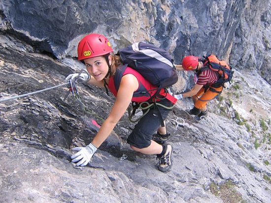 Via ferrata sulle Alpi svizzere