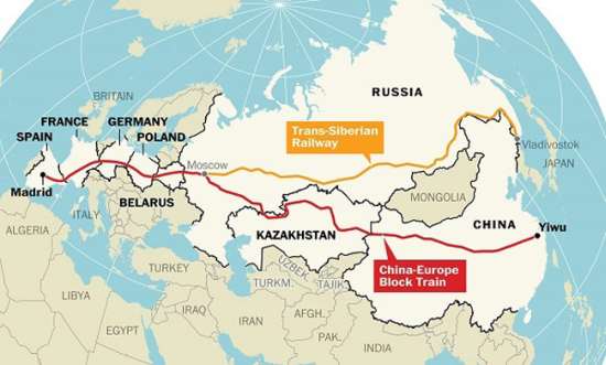 Confronto tra la nuova linea e la Transiberiana