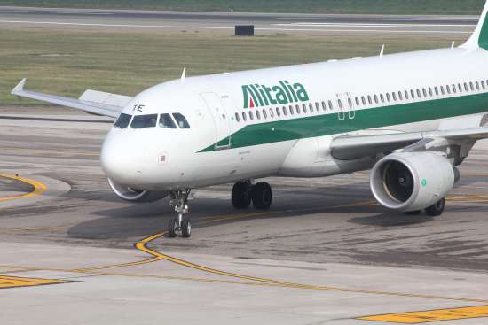 Un aereo Alitalia