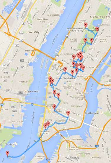 Itinerario - New York