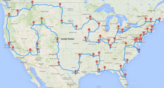 Road Trip - Nord America