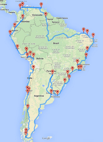 Road Trip - Sud America