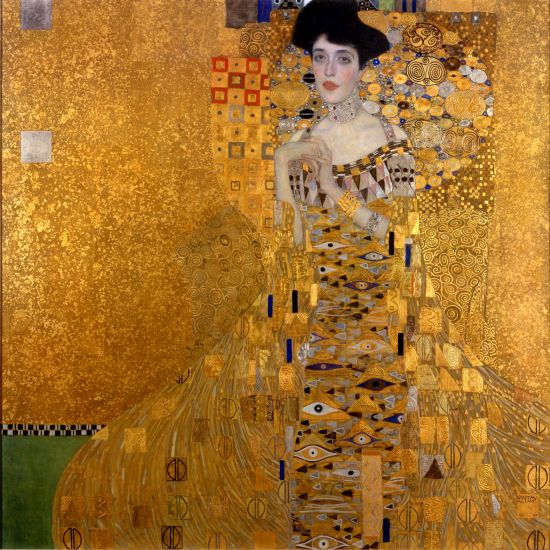 Gustav Klimt, "Ritratto di Adele Bloch-Bauer I", Neue Galerie, New York.