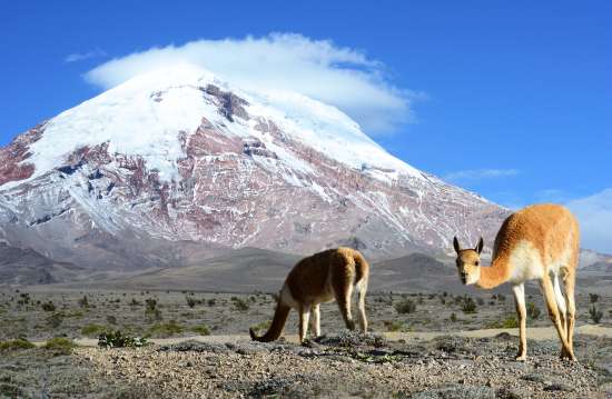 Il vulcano Chimborazo lungo la Via dei Vulcani