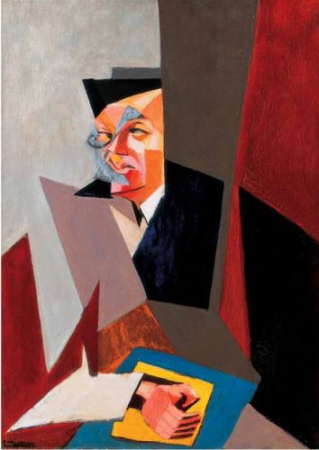 Lajos Tihanyi, Ritratto di Tzara (1927)