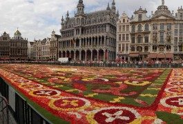 Bruxelles si veste di fiori