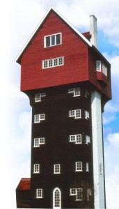 La casa nelle nuvole, vista da fuori