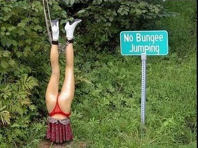 Scommettiamo che nessuno praticherà bungee jumping?