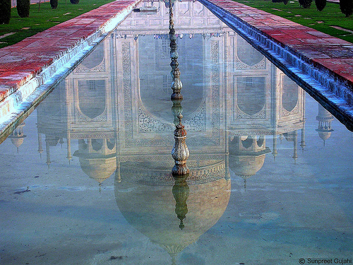 Taj Mahal, riflessi Taj Mahal, riflessi