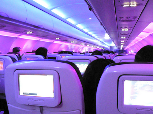 Cabina volo Virgin Atlantic Cabina volo Virgin Atlantic
