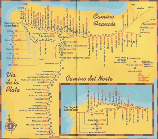 mappa itinerari