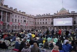 Cinema al tramonto nel cuore di Londra