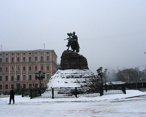 Kiev sotto la neve