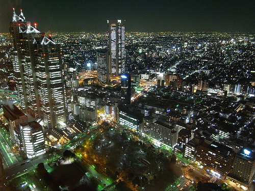 panoramica di Tokyo