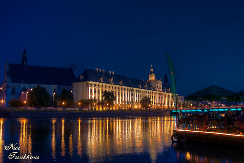 Wroclaw di notte