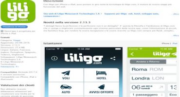liligo per iPhone: ora anche hotel e auto!