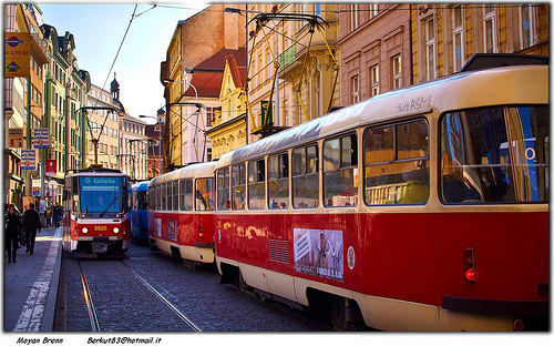 tram di Praga