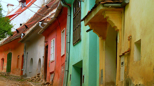Le strade colorate di Sighisoara