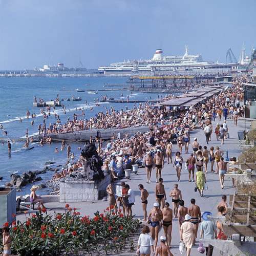 Scorcio del lungomare di Sochi
