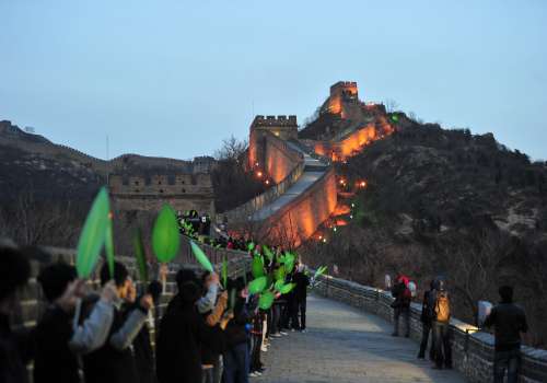 L'Earth Hour 2012 in Cina