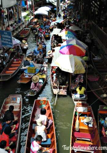Mercato galleggiante, Thailandia