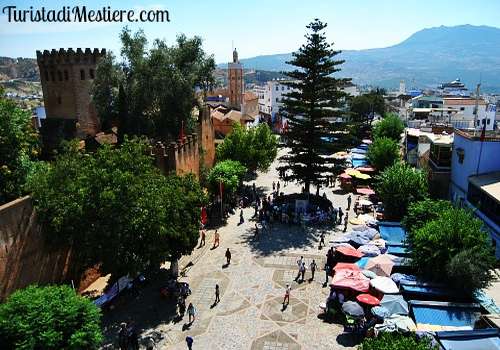 Piazza Uta al Hamman, Chefchaouen - Marocco