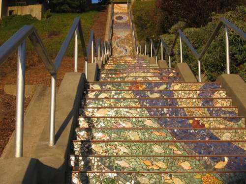 Moraga Stairs, San Francisco (1)