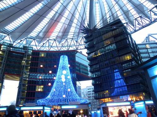 Il Sony Center a Postdamer Platz