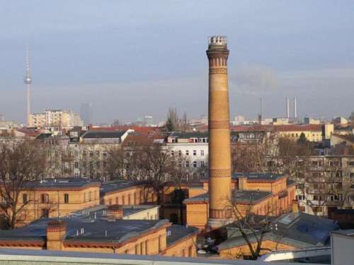 Kreuzberg vista da un tetto