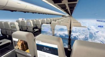 L’aereo del futuro sarà trasparente