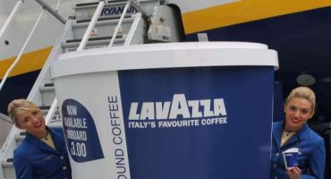 Il caffè Lavazza su tutte le rotte di Ryanair