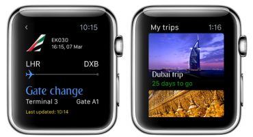 La nuova app di Emirates per Apple Watch