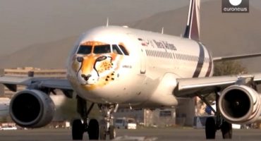 Un aereo leopardato per sensibilizzare l’opinione pubblica