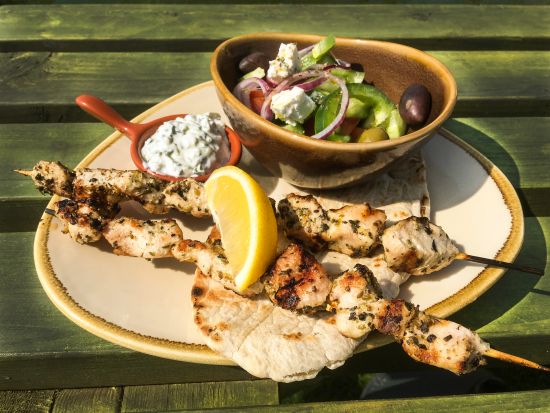 Pollo souvlaki